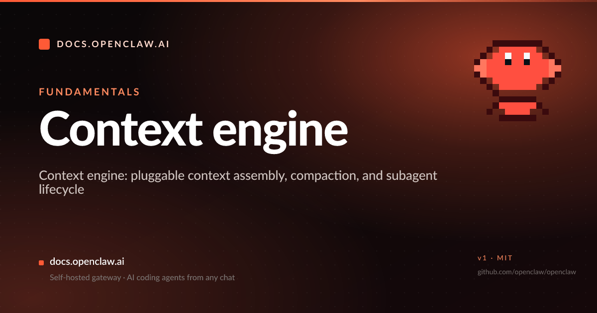 Context engine - OpenClaw