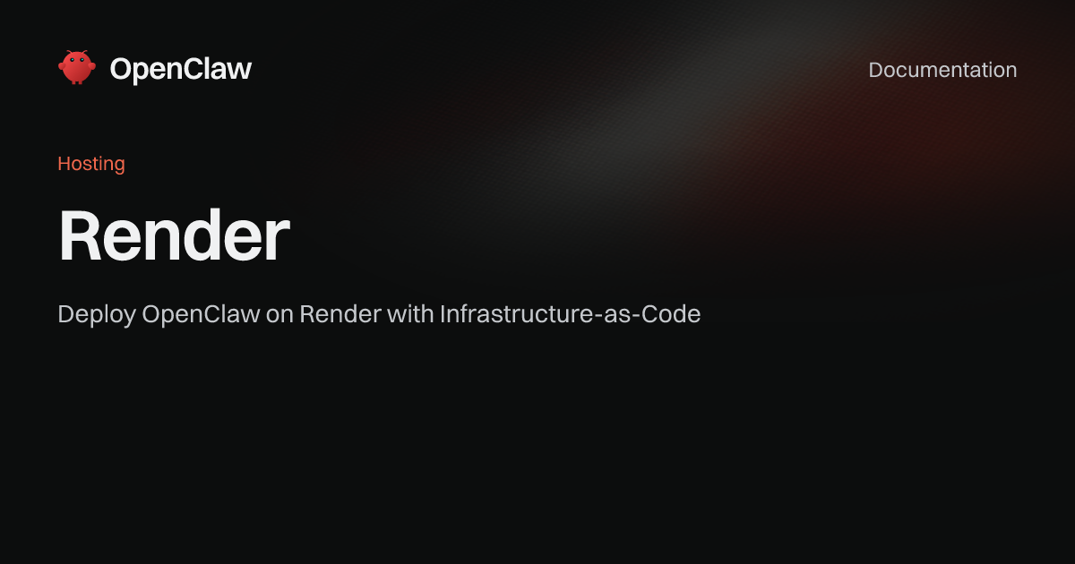 Render - OpenClaw