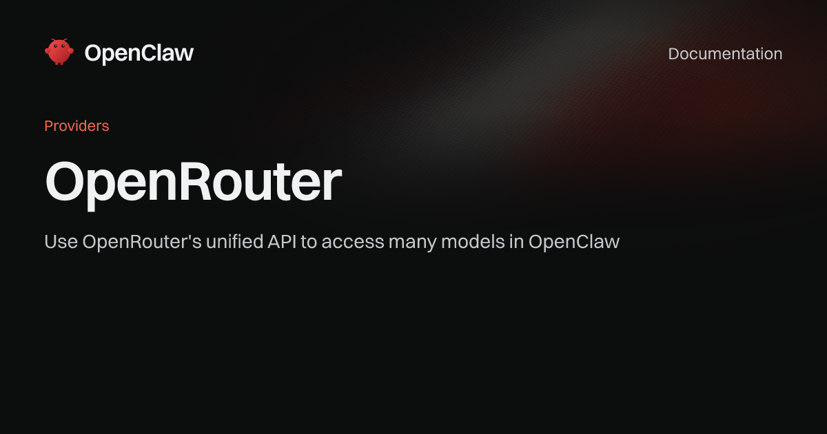 Open Gear Router OpenRouter - OpenClaw