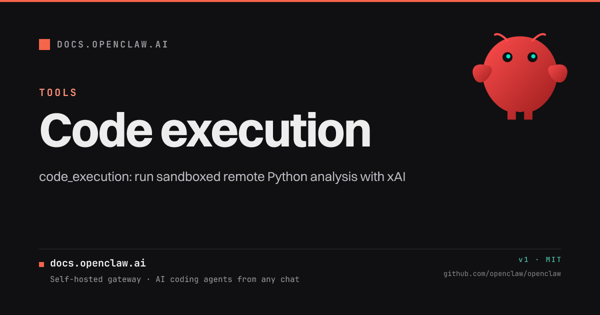 code to execution - Images High Quality Grahic Code execution - OpenClaw